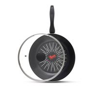 Tower Smart Start Non-Stick Forged Aluminium Pan, 28cm Black