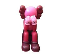 28CM XX Eye Bearbrick,Sculptural Decoration for The Home Display Case A Collector's Item for Toy Lovers(Red)