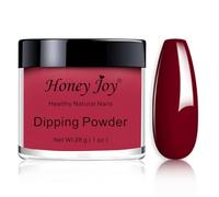 28g/Box Fine Rossi Nail Dipping Powder Red Wine Dark Dip Powder Nail Kit,Like Gel Polish Effect, Even & Smooth Finishing (no.19)…