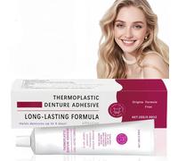 28G Thermoplastic Denture Adhesive,Thermoplastic Denture Adhesive,Non-Glue Denture Repair Kit,Denture Fixation Adhesive Set,False Teeth Repair,1PCS Long-Lasting Moisturizing Denture Care