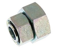28L & 35L Zink plated Steel Straight with Swivel 160 bar NBR O-ring Sealing Cone ISO 8434-1