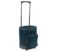 28L Insulated Large Cooler Bag Trolley Cart Extendable Handle Camping Bbq Picnic Blue