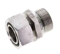28L & M33x2 Stainless Steel Straight Swivel with Male Threads 160 bar FKM Adjustable ISO 8434-1