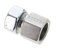 28L & M33x2 Zink plated Steel Straight Cutting Fitting with Female Threads 160 bar ISO 8434-1
