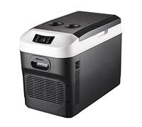 28L Mini Fridge Car Refrigerator Portable Box Freezer Dual-Core Refrigeration With LED Display Temperature Control Cooling And Warming Function For Car Home Travel Camping AC/DC (Color : Black)