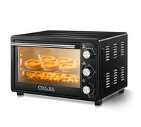 28L Mini Oven Hob Cooker Grill With Electric Hob Double Hotplate Tabletop Black.