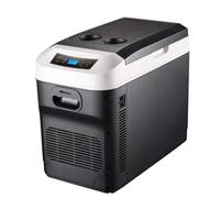 28L Portable Car Fridge, 12V/24V/220-240V Electric Cooler, Compact Car Refrigerator for Truck, Camping & Long Distance Journeys, Black