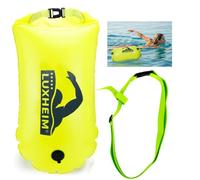 28L Swim Buoy Tow Floats for Open Water Swimming Highly Visible Swimming Float Dry Bag Waterproof Inflatable PVC Swimming Buoy for Triathlons