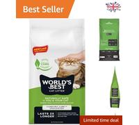 28lb Comfort Care Unscented Cat Litter - Made from Whole-Kernel Corn
