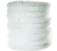 GardenersDream White Gutter Brush Downpipe Bristle Drain Guard (28m / 91ft)