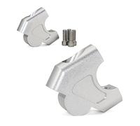 28mm 1 1/8" For CB650R CBR650R CB650F 2019 2020 CB650 Extend Adapter Motorcycle Handlebar Riser Bar Mount Handle Clamp Motorcycle Riser Clamp(SILVER)