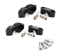 28mm 1 1/8" Handlebar Riser Back Moved Up Offset For CB650R CB1000R CB500X F CBF125NA VFR1200X 800X For Crossrunner CRF1000L(Black)