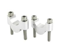 28mm 1 1/8" Handlebar Riser Fat Bar Mount Risers For CB1000R CB650R CB500X/F CBF125NA/300NA VFR1200X CTX700 CRF250R ADV350(Silver Riser 20mm)