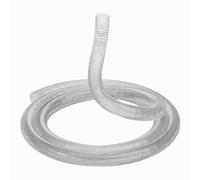 28mm - 1m Corrugated Flexible Clear Pond Hose Garden Tube Hose Pipe Hosing for Pond Fountain Pump