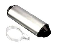 28mm 38mm Motorcycle Pipe For Ho-nd K-T-M Ya-ma-h Universal 125cc 150cc 160cc ATV Motocross Dirt Pit Bike(38mm-grey)