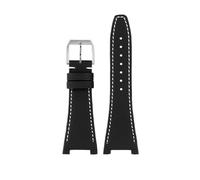 28MM Bracelet Notched Nylon Genuine Leather Strap For IWC Engineer IW500501 IW378507 IW322703 Wristband Men's Canvas Watch Band