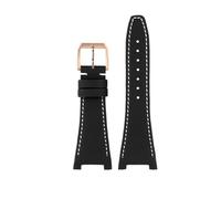 28MM Bracelet Notched Nylon Genuine Leather Strap For IWC Engineer IW500501 IW378507 IW322703 Wristband Men's Canvas Watch Band