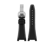 28MM Bracelet Notched Nylon Genuine Leather Strap For IWC Engineer IW500501 IW378507 IW322703 Wristband Men's Canvas Watch Band