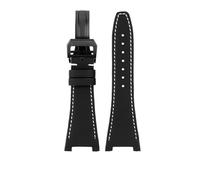 28MM Bracelet Notched Nylon Genuine Leather Strap For IWC Engineer IW500501 IW378507 IW322703 Wristband Men's Canvas Watch Band