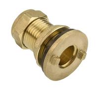28mm Brass Tank Connector - Lug Style (Known as Pipe Fittings/Brass Compression Fittings/Plumbing Compression Fittings/Compression Fitting Also Available in 15mm, 22mm, 28mm, 35mm, 42mm, 54mm)