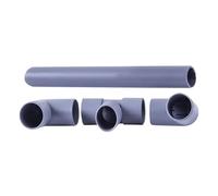 28mm Caravan Waste Outlet Connection Kit - Complete Grey Waste Pipe & Fittings Set for Caravans and Motorhomes - Includes Elbows, Tee Connector & 300mm Waste Pipe - Easy Push-Fit Plumbing System