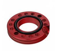 28mm Carburetor Inlet Manifold Adjuster Spacer Compatible With Pit Dirt Bike Adjustable Spinner Plate Inlet Manifold Runner Plate(Red)