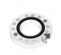 28mm Carburetor Inlet Manifold Adjuster Spacer Compatible With Pit Dirt Bike Adjustable Spinner Plate Inlet Manifold Runner Plate(Silver)