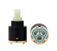 28mm Faucet Cartridges Replacement Parts, Single Handle Ceramic Faucet Valve, Ceramic Disc Cartridge, Ceramic Faucet Cartridge for Bathroom Shower