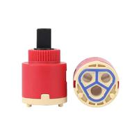 28mm Faucet Ceramic Disc Cartridge Replacement, Ceramic Tap Cartridge, Single Handle Faucet Valve for Bathroom Shower