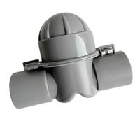 28mm Grey Smell Trap - Compatible with 81320 Rigid Waste Pipe - Removable Cap for Easy Cleaning - Caravan & Motorhome Waste Water Odour Trap - Push-Fit Connection