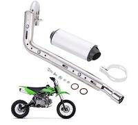 28mm High Performance Exhaust Muffler Silencer Pipe Assembly kit 90cc 110cc 125cc Dirt Pit Bike CRF50 SSR Baja Coolster Piranha Pister Pro Taotao 125cc TTR Taotao DB10 DB14 BMS pro 70