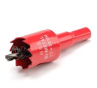 28mm Hole Saws Cutter, HSS Bi-Metal Drill Bit for Wood, Plastic, UPVC, Fiberglass and Plasterboard