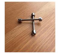 28mm Inner Hexagon Watch Screw Tube Rod Fit For TS Fit For Tissot Fit For T Fit For Race Fit For T Fit For Sport T048 Fit For Moto Fit For GP Watch Parts Tools( Rose Gold/ Black/ Silvery) ( Color : Si