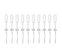 28mm LED Platform Light Kit for Model Train Layout(Silvery)