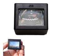 28mm Optical Waist Level Viewfinder, 35/50 Frame External Optical Side Axis Viewfinder for Ricoh GR Cameras Camera Shoe Foot Position Adjustable