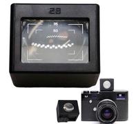 28mm Optical Waist Level Viewfinder, 35mm/50mm External Optical Side Axis Viewfinder for Ricoh GR, for Leica X Series Cameras, Camera Viewfinder for Precise Framing and Enhanced Shooting Experience