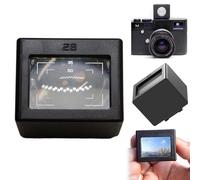 28mm Optical Waist Level Viewfinder,New Camera External Optical Waist Level Viewfinder Part,Replacement Camera External Optical Viewfinder for Precise Framing and Enhanced Shooting Experience