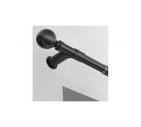 28mm Room Darkening Corner Bracket for Curtain Poles - Black