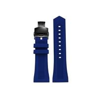 28mm Silicone Rubber Watch Band, Compatible With SevenFriday M1 M2 P1 V3 Q1 Series, Men Replacement Strap Accessories(Blue black,26mm)