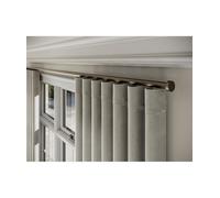 28mm Styleline Gliding Curtain Pole Set with Stud End - Taupe, 290cm