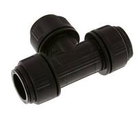 28mm Tee Push-in Fitting Brass/POM NBR FDA