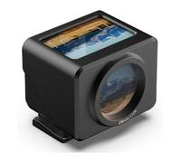28mm Waist Level Viewfinder, Optical Waist Level Viewfind, | Detachable Anti-Glare Hood, Adjustable Hot Cold Shoe Mount, Optical Waist Level Viewfinder for Digital Film Cameras