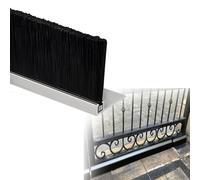28MM Weatherstrip ush Seal Strip for Doors & Windows 2Pack Pile Weather Strips Single/Double Row Carlot Design Perfect for Draft & Noise Reduction
