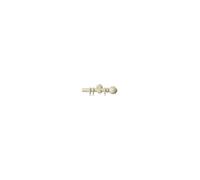 28mm Woodland Curtain Pole Set - Cream New Edge Blinds Cream 300cm