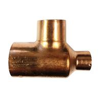28mm x 15mm x 22mm Reducing Tee - End Feed
