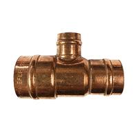 28mm x 22mm x 15mm Solder Ring Reducing Tee - Bag of 2