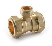 28mm x 28mm x 15mm Compression Reducing Tee - Pack of 2