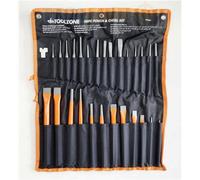 28Pc Punch & Chisel Set Pin Punch Cold Chisel Centre Punch Taper Punch Toolzone