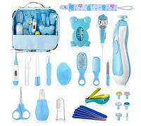 28PCS Baby Healthcare and Grooming Kit, Safety Care Kit Cute Baby Healthcare with Hair Brush Comb Nail Clippers and More for Newborn Infant Toddlers Baby