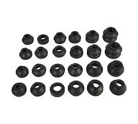 28PCS Ball Joint Dust Covers, Rubber Car Rod end Joint Covers With Tongue and Groove Fastening System, Suitable for Wide Range Of Vehicles